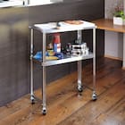 ステンレス移動キッチン作業台(幅60cm) 1枚目画像