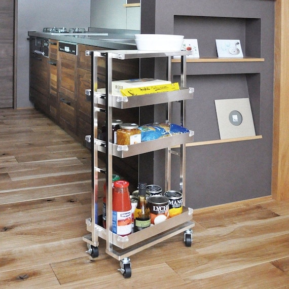 ステンレスコンパクトワゴン 1枚目画像