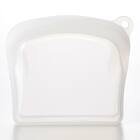 冷凍・湯煎・レンジで使える　立つシリコーンバッグ（300ml　CL） 5枚目画像