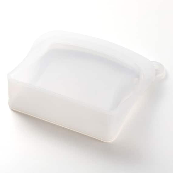 冷凍・湯煎・レンジで使える 立つシリコーンバッグ(300ml CL) 7枚目画像