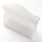 冷凍・湯煎・レンジで使える　立つシリコーンバッグ（300ml　CL） 8枚目画像