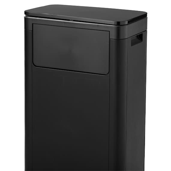 2WAY 壁にぴったりつけられるプッシュ式ペール 25L (ブラック) 7枚目画像