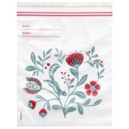 フリーザーバッグ ダブルジッパー マチ無し Mサイズ 45枚入り (M45RH201)