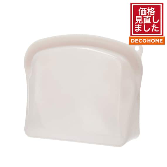 立てて使えるシリコーンバック 1200ml(Lローズ KY027) 1枚目画像