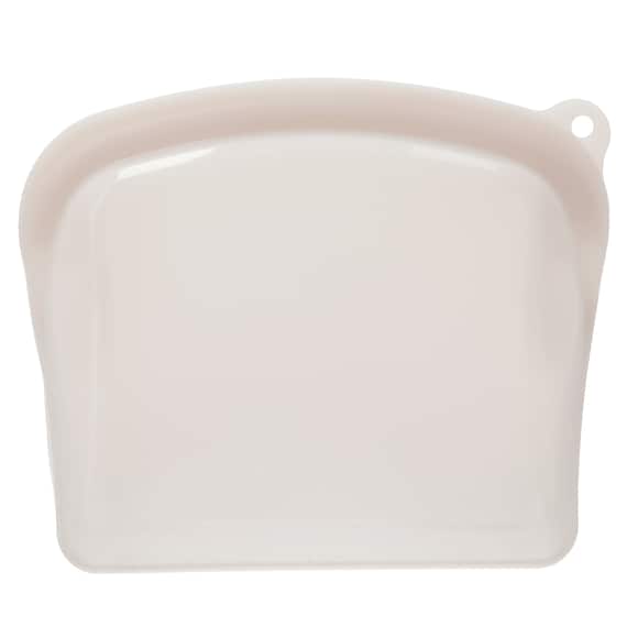 立てて使えるシリコーンバック 1200ml(Lローズ KY027) 3枚目画像