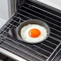 フッ素Wコートでこびりつきにくいオーブントースター目玉焼きプレート 2
