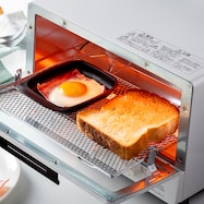 フッ素Wコートでこびりつきにくい オーブントースター角型プレート 3