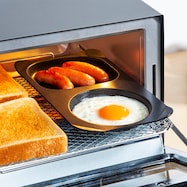 フッ素Wコートでこびりつきにくい オーブントースターコンビプレート 3