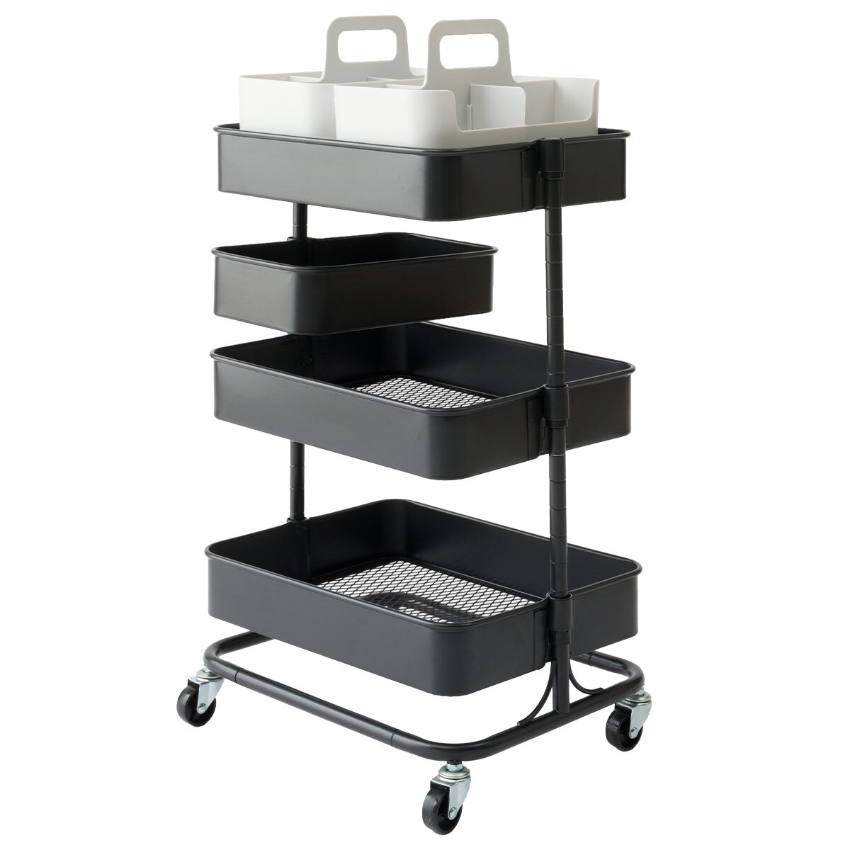 移動に便利なスチールワゴントロリコンパクト ハコブNイン