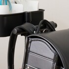 スチールワゴン トロリ用 バッグハンガー(ブラック) 1枚目画像