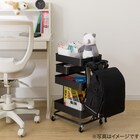 スチールワゴン トロリ用 バッグハンガー(ブラック) 4枚目画像