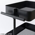 スチールワゴン トロリ用 バッグハンガー(ブラック) 6枚目画像