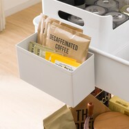 スチールワゴン トロリ用 小物入れ(ホワイト)