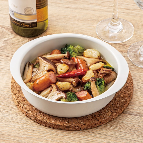 丸型 トースタートレー 18×16cm (アイボリー KY045) 1枚目画像