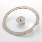 TORERUシリーズ専用 シリコーンふち ガラスふた (26cm ベージュ) 5枚目画像