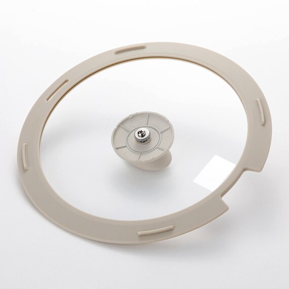 TORERUシリーズ専用 シリコーンふち ガラスふた (26cm ベージュ) 5枚目画像