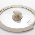 TORERUシリーズ専用 シリコーンふち ガラスふた (26cm ベージュ) 7枚目画像