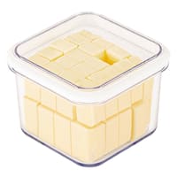 密閉式 カットできるバターケース(スクエア)