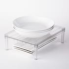 積み重ねて使えるディッシュラック クリア (Nブラン) 1枚目画像