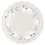 【デコホーム商品】トリベット(鍋敷きシマエナガ柄 NC08)