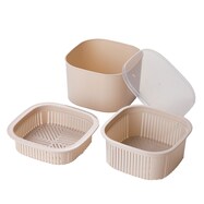 【デコホーム商品】レンジで使えるザルバットセット(PL01)