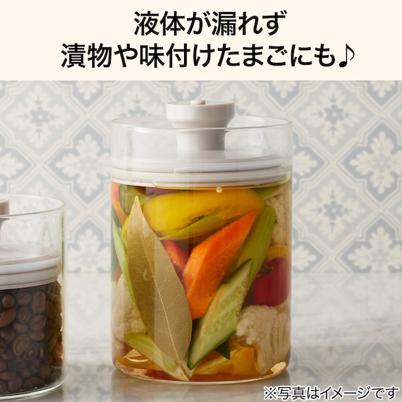 ガラス保存容器 700mL(モカ CN001) 3枚目画像