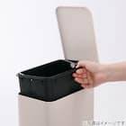 ペダルペール ソフトクローズ 10L(モカ SM001) 5枚目画像