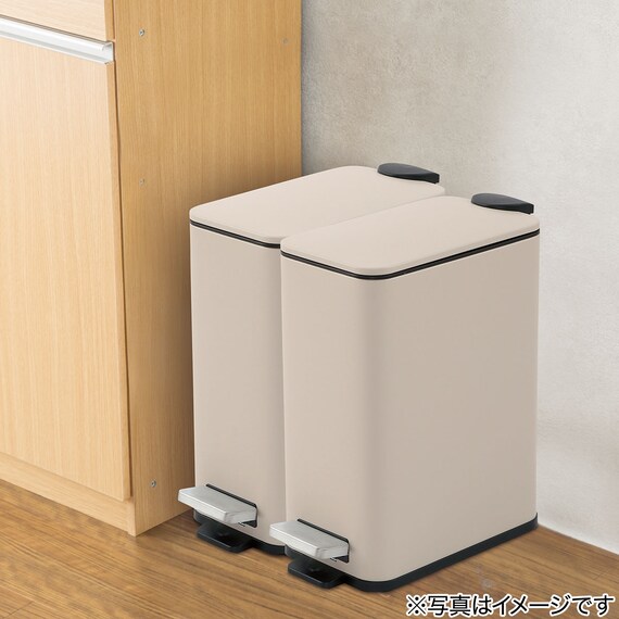 ペダルペール ソフトクローズ 10L(モカ SM001) 7枚目画像