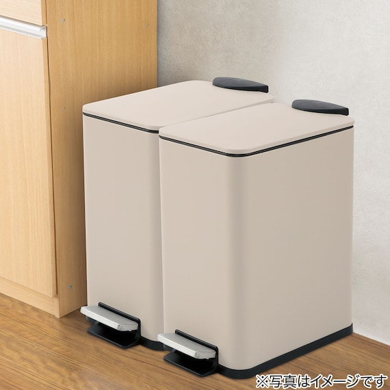ペダルペール ソフトクローズ 20L(モカ SM001) 7枚目画像