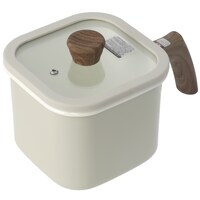 【デコホーム商品】ホーローマルチポット角型(2.0 モカ PO001)