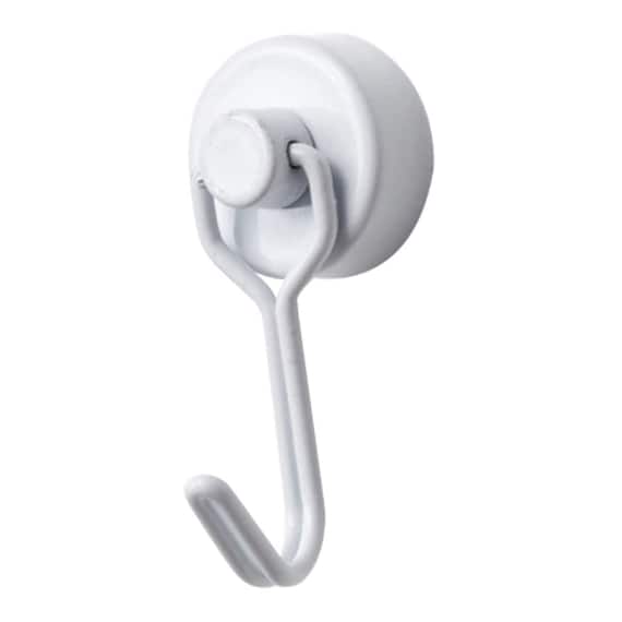 回転ネオジムマグネットフック ホワイト 1枚目画像