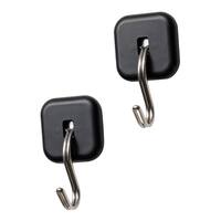 ネオジムマグネットハングフック 2個入り ブラック