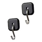 ネオジムマグネットハングフック 2個入り ブラック 1枚目画像