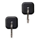 ネオジムマグネットハングフック 2個入り ブラック 2枚目画像