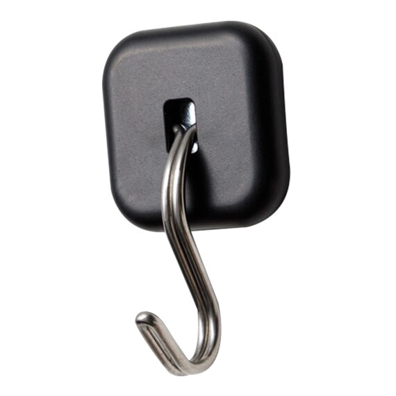 ネオジムマグネットハングフック 2個入り ブラック 3枚目画像