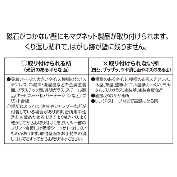 吸着シート付きマグネット補助板(2個入) 3枚目画像