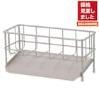 トレー付きスポンジラック(モカ DR001) 1枚目画像