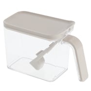 調味料ポット すりきりスプーン付き(モカ 450ml)