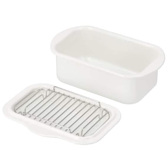 IH角型ほうろう天ぷら鍋(KY053) 1枚目画像