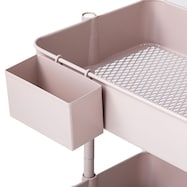 スチールワゴントロリ用小物入れ(モカ)