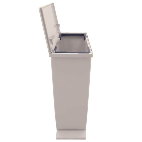 棚下ペダルペールスリム 13L(モカ) 9枚目画像