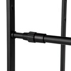 伸縮レンジラック ラップホルダー・フック付き 50~75cm(ブラック) 8枚目画像