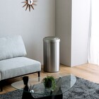 円形自動開閉ゴミ箱 49L (ステンレス製) 4枚目画像