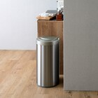 円形自動開閉ゴミ箱 49L (ステンレス製) 6枚目画像