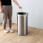 円形自動開閉ゴミ箱 49L (ステンレス製) 7枚目画像