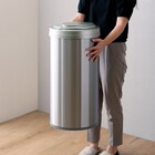 円形自動開閉ゴミ箱 49L (ステンレス製) 11枚目画像