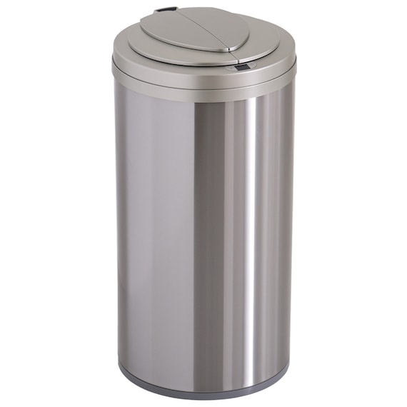 円形自動開閉ゴミ箱 49L (ステンレス製) 22枚目画像
