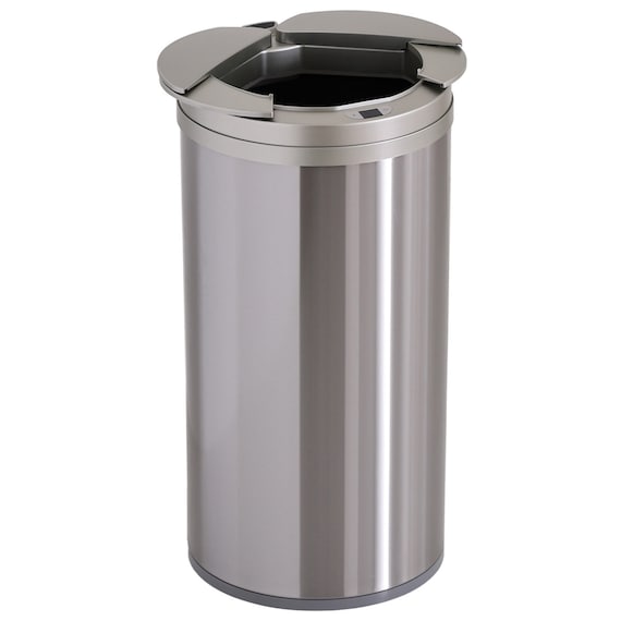 円形自動開閉ゴミ箱 49L (ステンレス製) 23枚目画像
