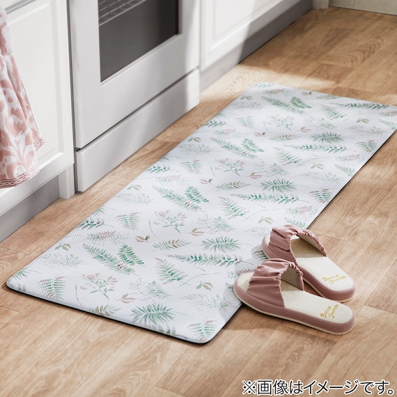 拭けるキッチン用クッションフロアマット(USP 45X120 JQ25) 3枚目画像