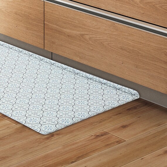 すき間に汚れやゴミがたまりにくい PVCキッチン用クッションフロアマット(TA 50X90 JQ11) 1枚目画像
